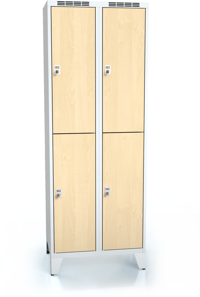 Divided cloakroom locker ALDERA with feet 1920 x 700 x 500